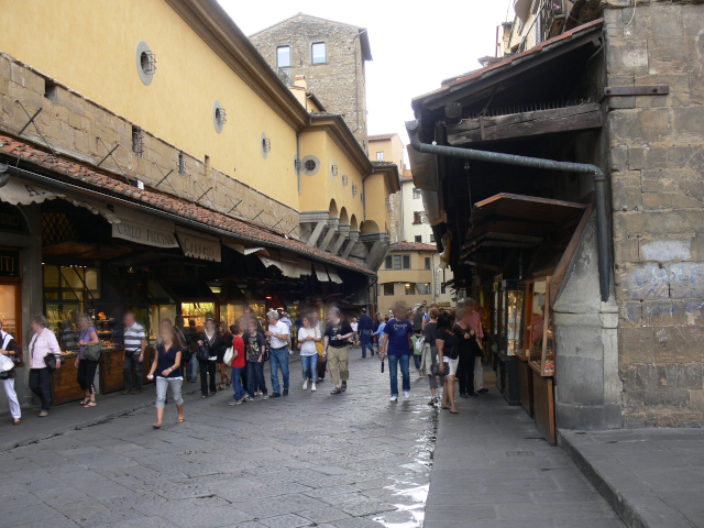 Krmky na Ponte Vecchio