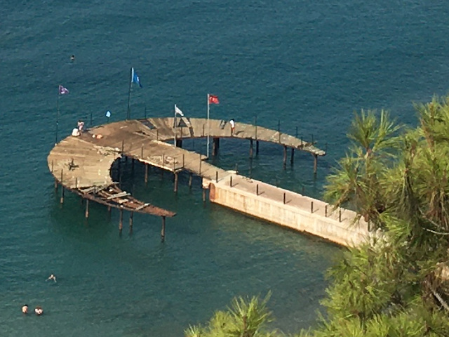 Pier by the diving center