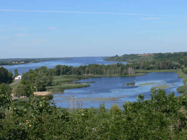 Sobtka Bay and the Vistula River