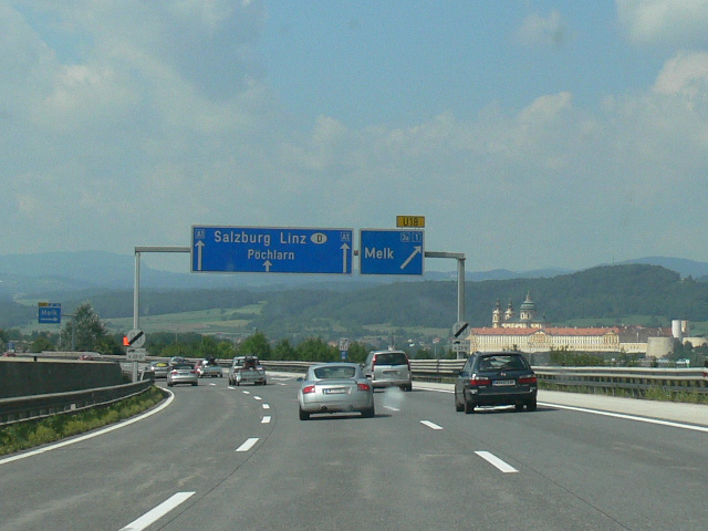 Dlnice A1 u Melku