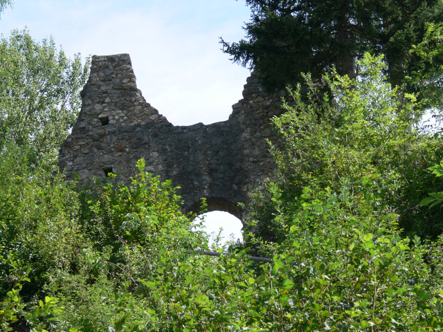 Zcenina hradu Wolkenstein