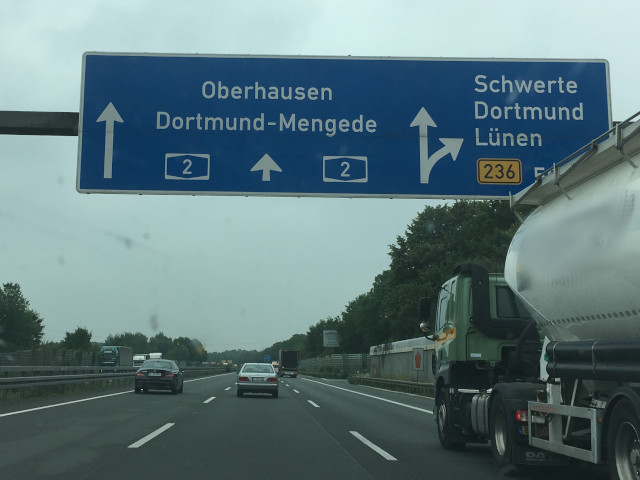 Dlnice A2 u Dortmundu
