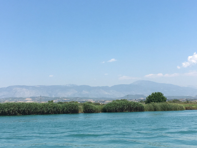 Manavgat River and Taurus Mountains