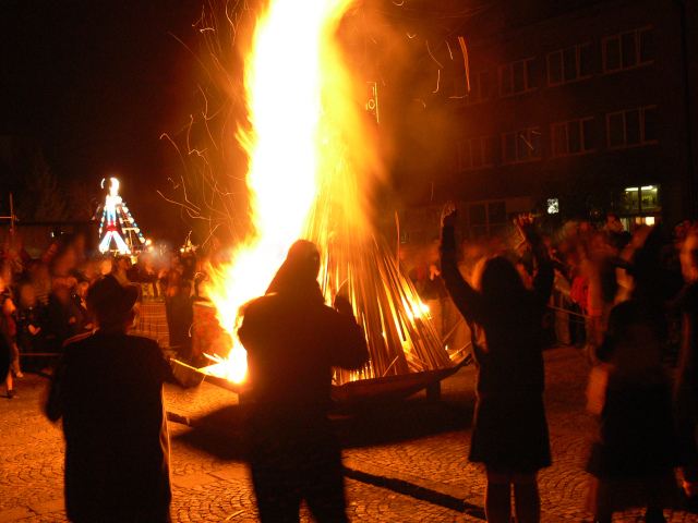 Witch burning
