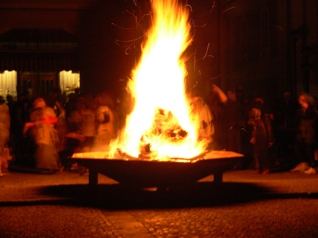 Witch burning