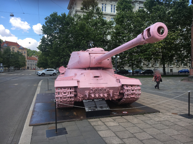Pink Tank in Brno