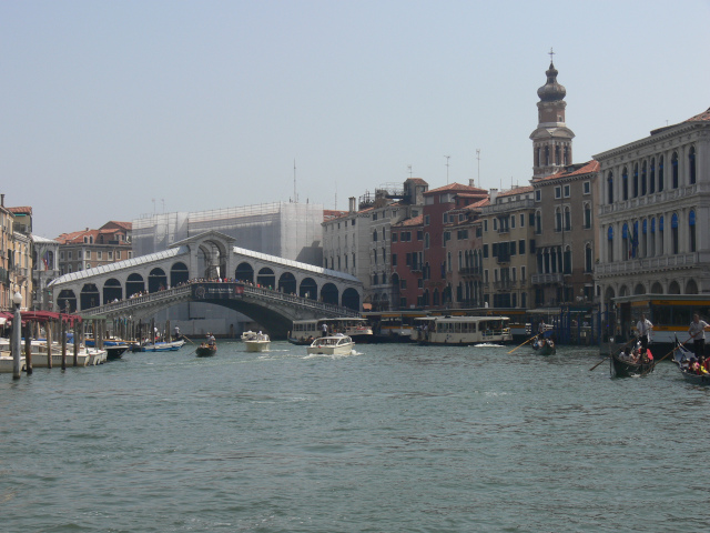 Velk kanl a Ponte di Rialto