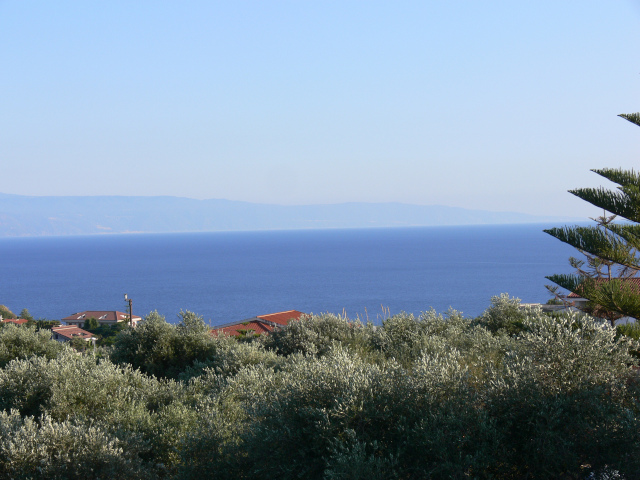 Vhled z terasy na Golfo di Gioia Tauro