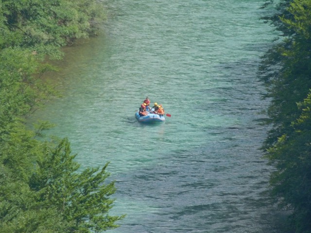 Raft na řece Tara