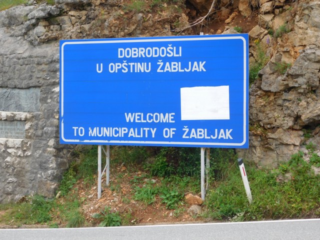 Vítejte v obci Žabljak