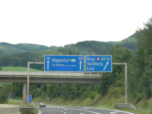 Sjezd na dlnici A9