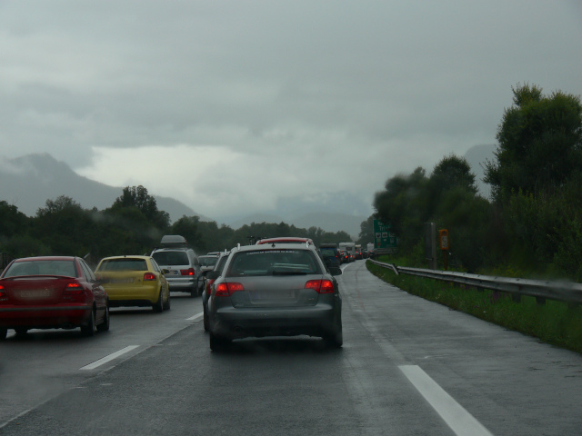 Dopravn zcpa na dlnici A9