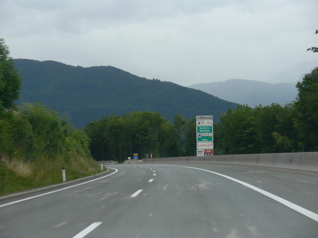 Dlnice A1 u Mondsee