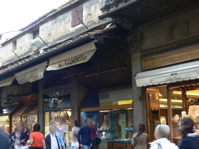 Krmky na Ponte Vecchio