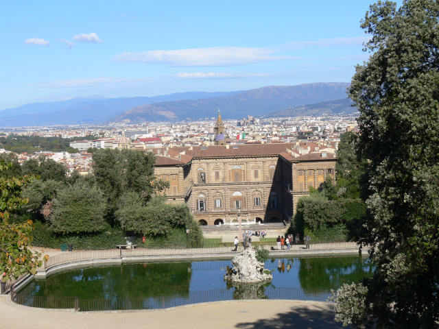 Neptunova fontna a Palazzo Pitti