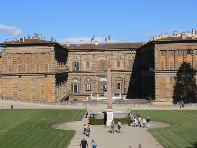 Palazzo Pitti a Egyptsk obelisk