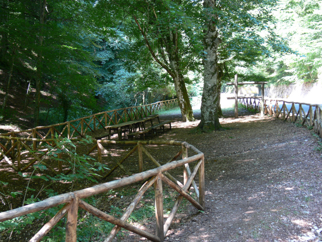 Valle del  Tesoro, Area per pic-nic