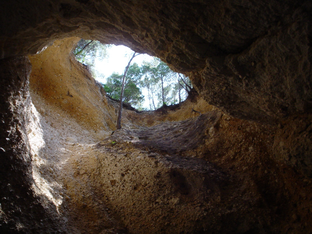 Okno v jeskyni