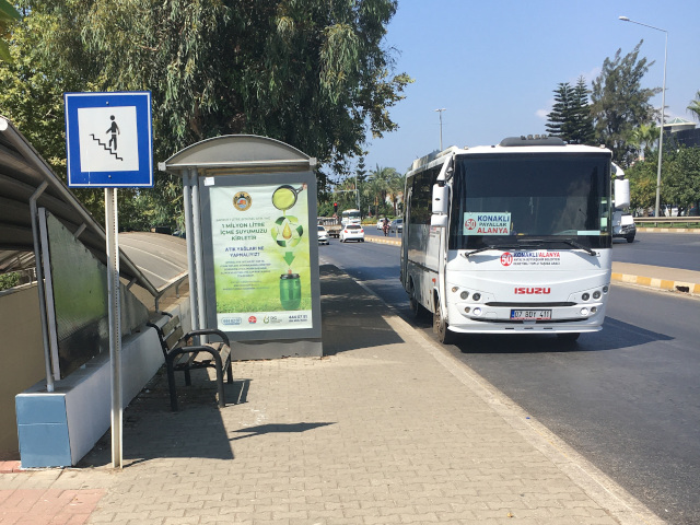 Bus number 50 to Alanya