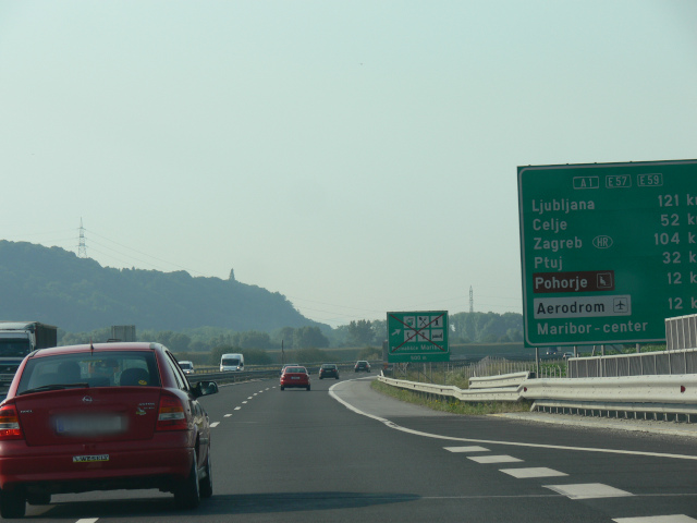 A1 na vchodnm okraji Mariboru