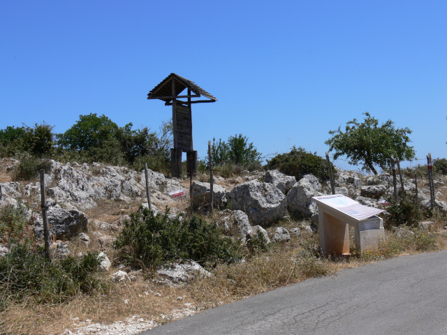 Zatek stezky na Monte Sacro