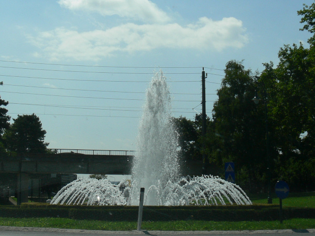 Springbrunnen Kreisverkehr