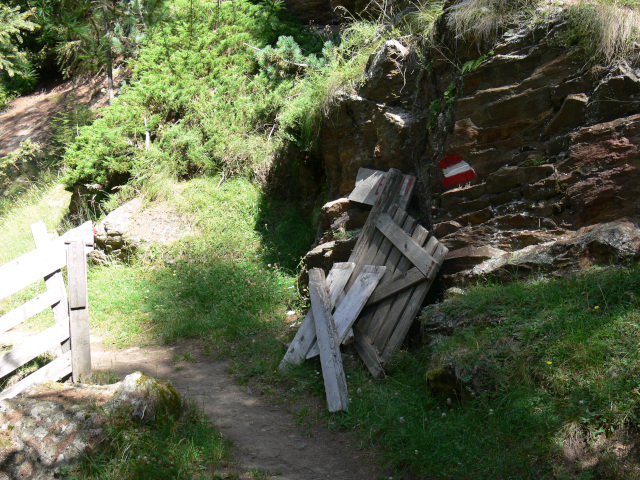 Stezka na konci údolí Timmelstal