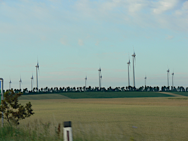 Větrné rotory za Großkrutem