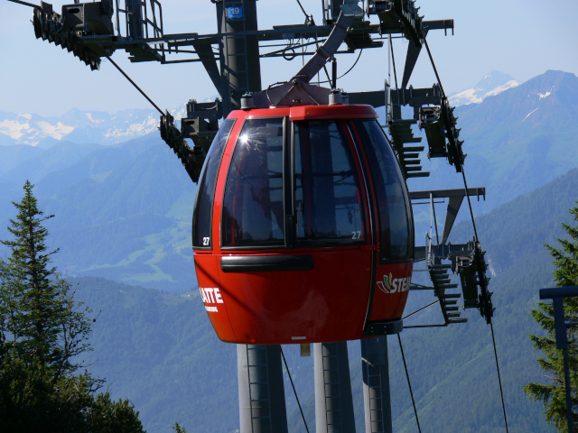 Gondelbahn Steinplatte