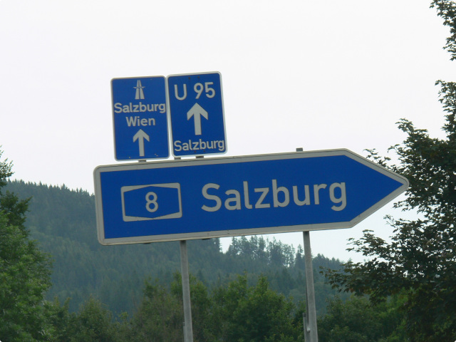 Směr Salzburg