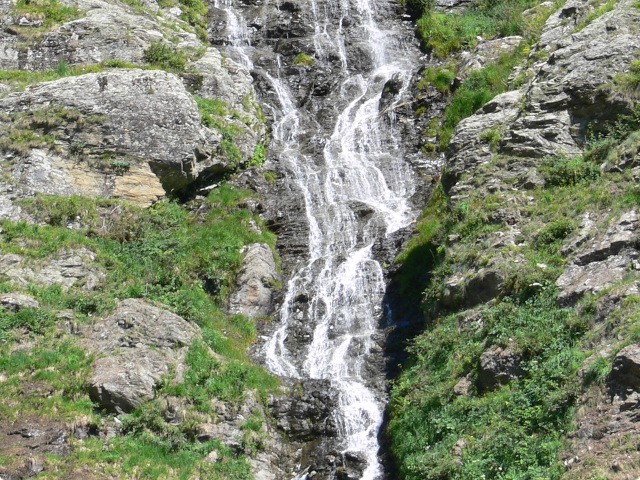Vodopád na přítoku do Riesachsee