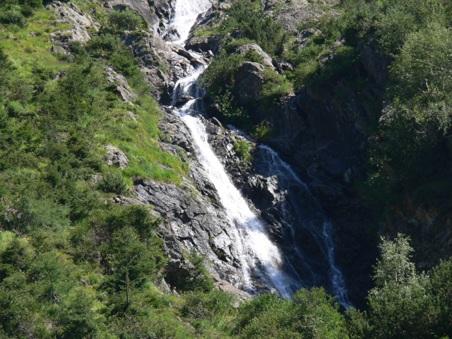 Vodopád na přítoku do Riesachsee