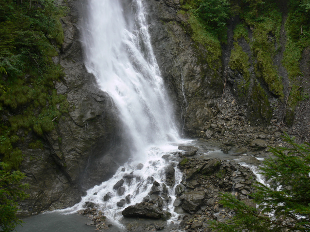 Groer Wasserfall v Kitzlochklamm