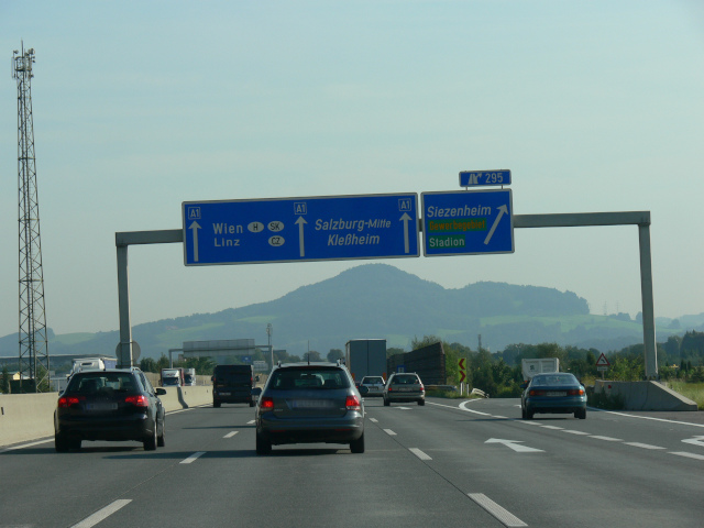 Dlnice A1 u letit Salzburg