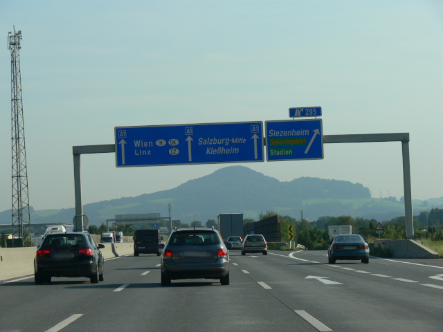Dlnice A1 u letit Salzburg