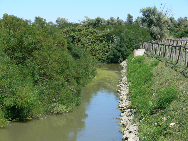 Kanál v Golena di Ca' Pisani