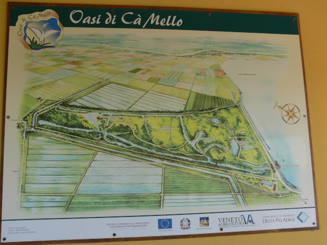 Mapa Oasi di Ca' Mello