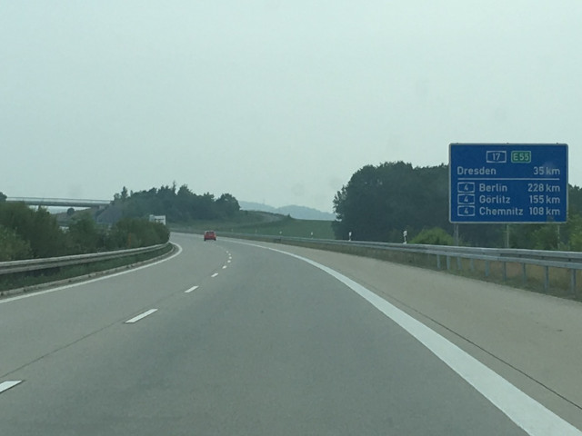 Dlnice A17 za hranicemi