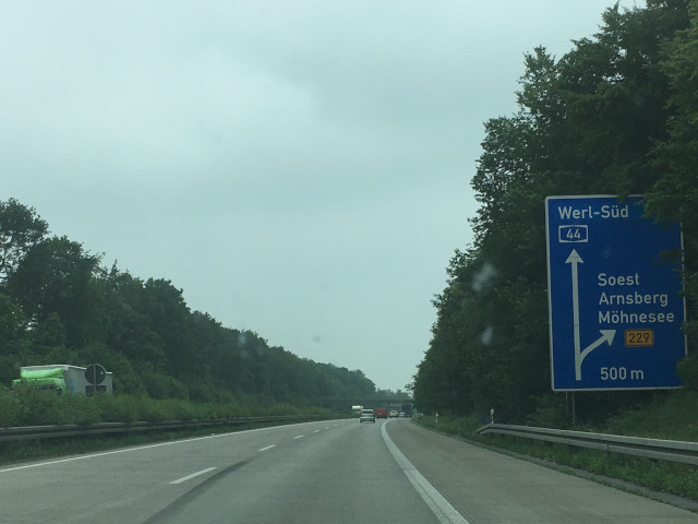 Dálnice A44 u Soest