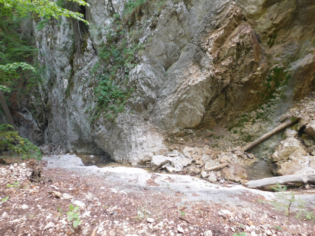Dolní část Závojového vodopádu