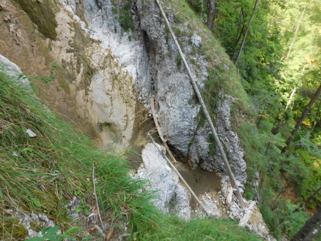 Horní část Závojového vodopádu