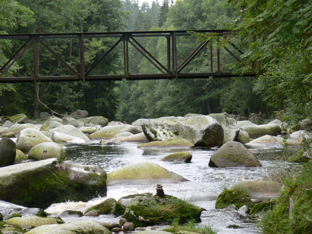 Most u bývalé Hálkovy chaty