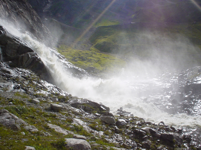 Waterfall on the Pitze