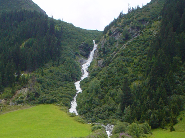 Vodopd na Lussbachu