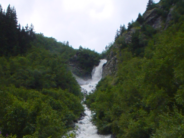 Vodopd na Lussbachu