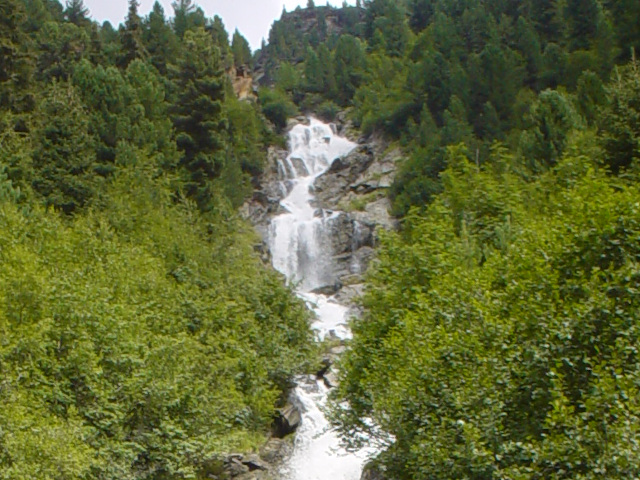 Vodopd u Gepatsch-Stausee