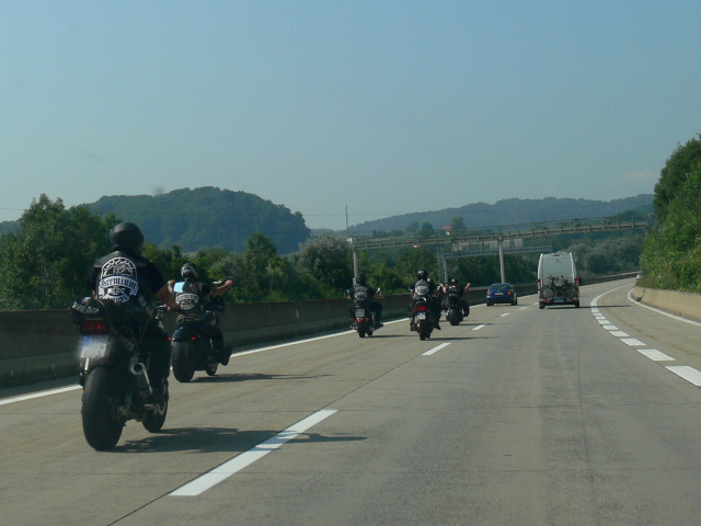 Motorki na dlnici A9