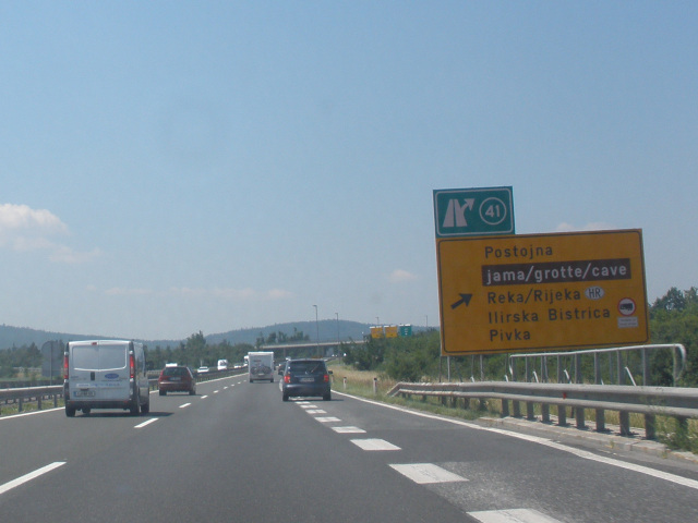 Dlnice A1 u Postojna