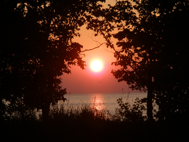 Sunset over Katoro Beach