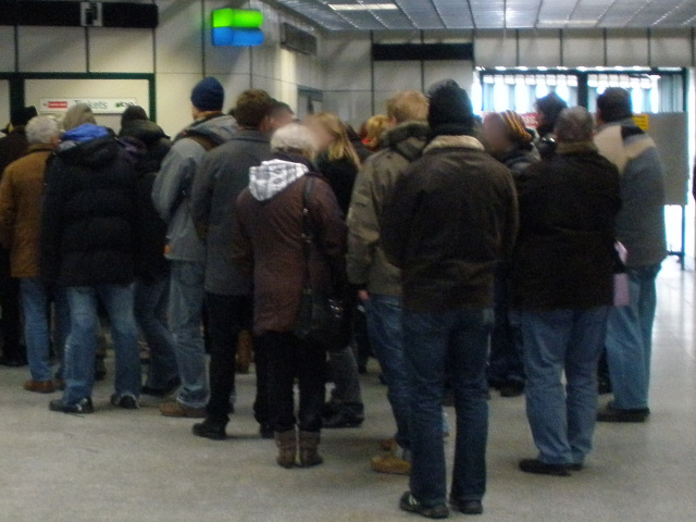 Fronta na jzdenky U-bahn